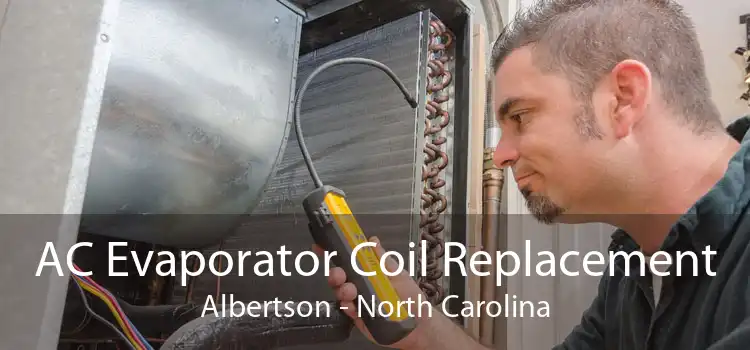 AC Evaporator Coil Replacement Albertson - North Carolina