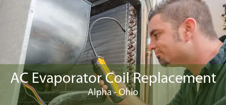 AC Evaporator Coil Replacement Alpha - Ohio