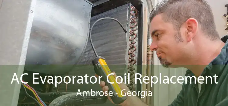AC Evaporator Coil Replacement Ambrose - Georgia