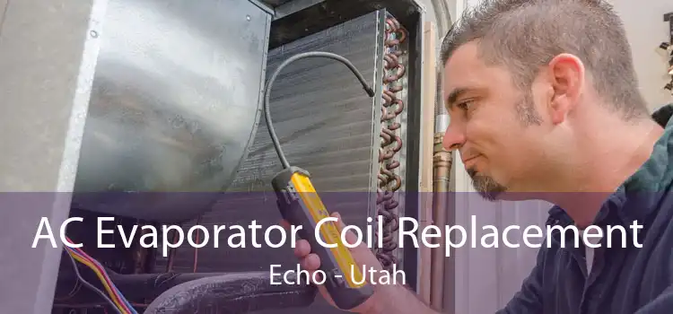 AC Evaporator Coil Replacement Echo - Utah