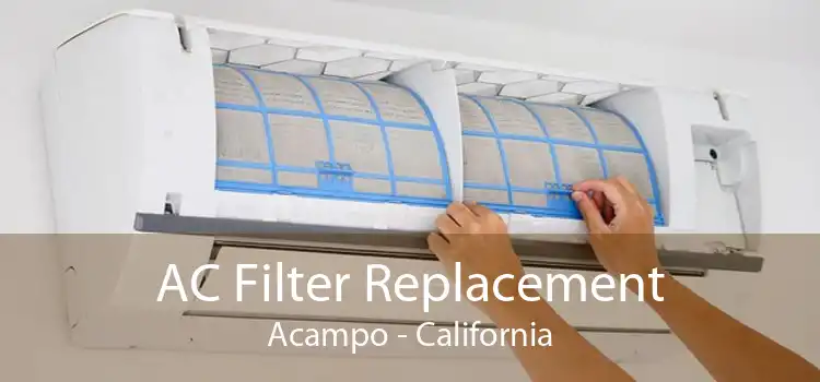 AC Filter Replacement Acampo - California