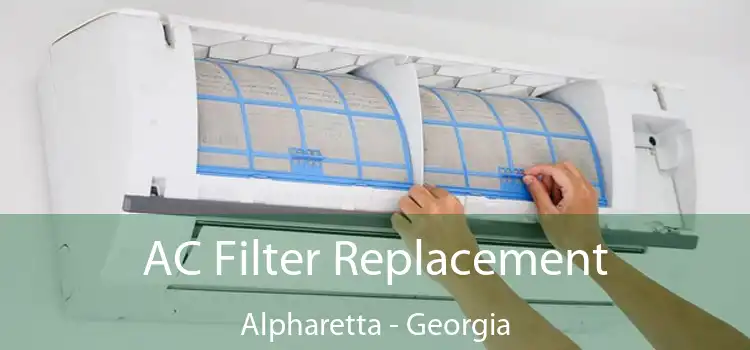 AC Filter Replacement Alpharetta - Georgia