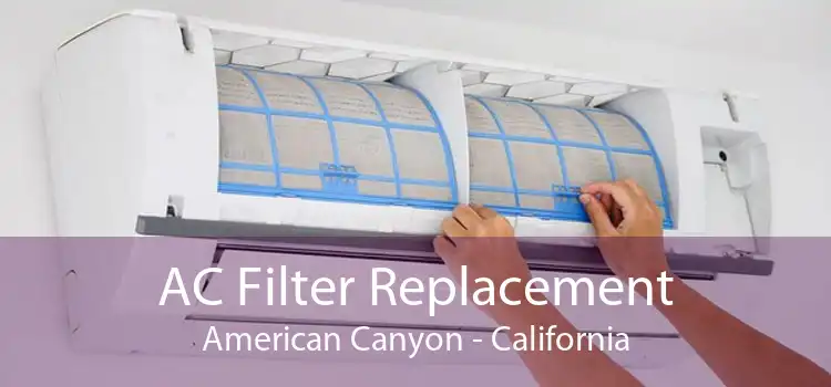 AC Filter Replacement American Canyon - California