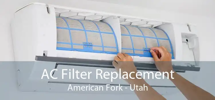 AC Filter Replacement American Fork - Utah