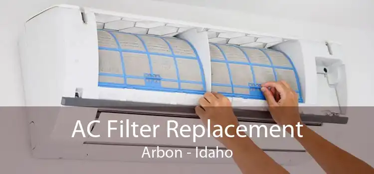 AC Filter Replacement Arbon - Idaho