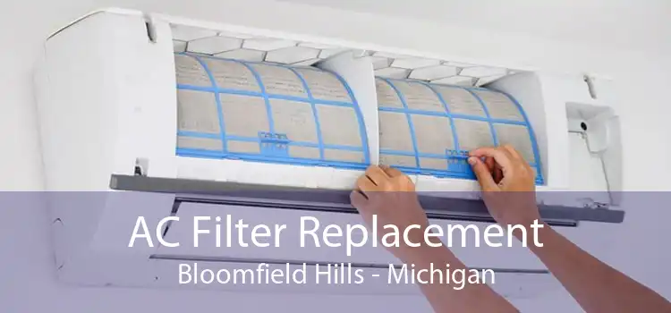 AC Filter Replacement Bloomfield Hills - Michigan