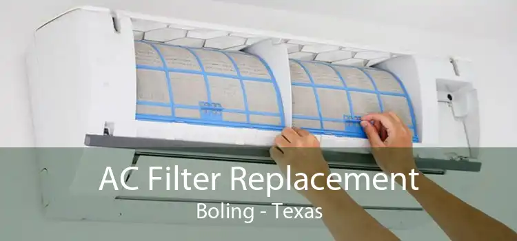 AC Filter Replacement Boling - Texas
