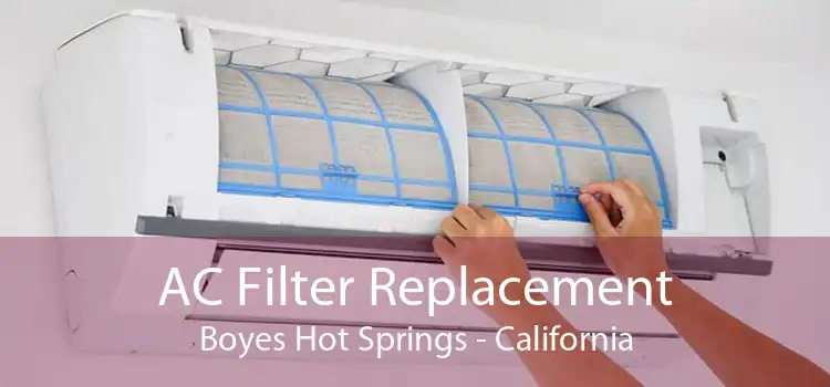 AC Filter Replacement Boyes Hot Springs - California