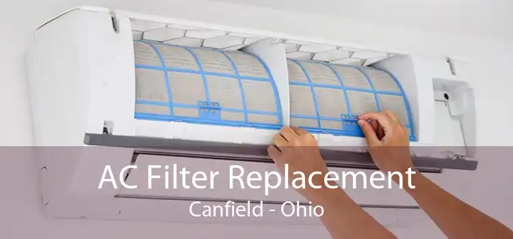 AC Filter Replacement Canfield - Ohio