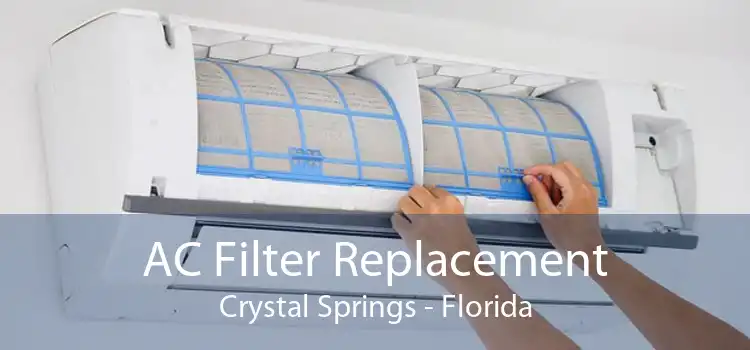 AC Filter Replacement Crystal Springs - Florida