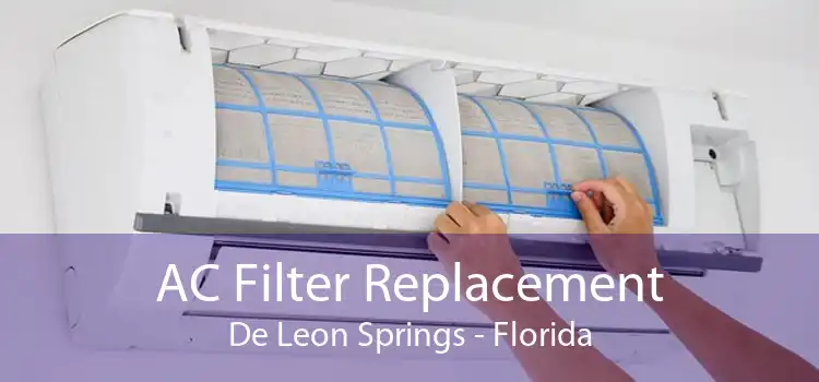 AC Filter Replacement De Leon Springs - Florida