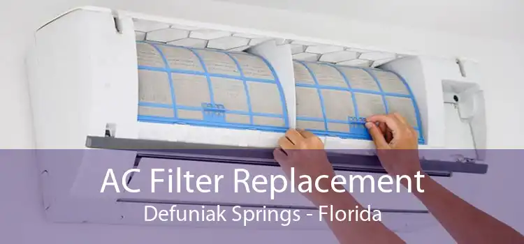 AC Filter Replacement Defuniak Springs - Florida