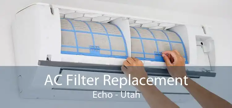 AC Filter Replacement Echo - Utah