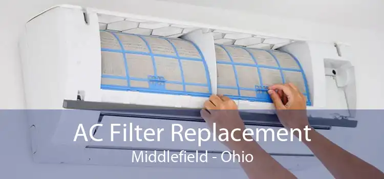 AC Filter Replacement Middlefield - Ohio