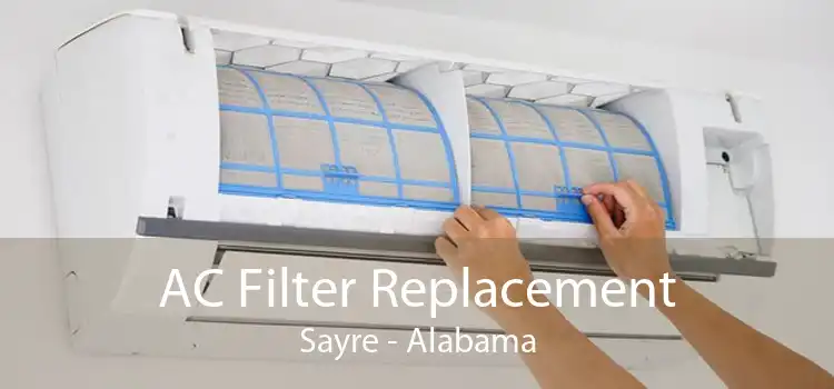AC Filter Replacement Sayre - Alabama