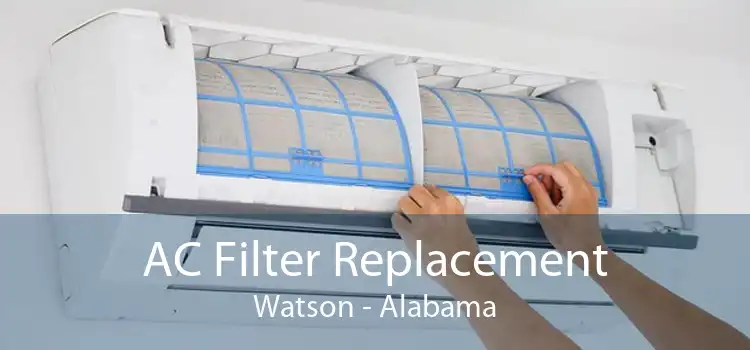 AC Filter Replacement Watson - Alabama