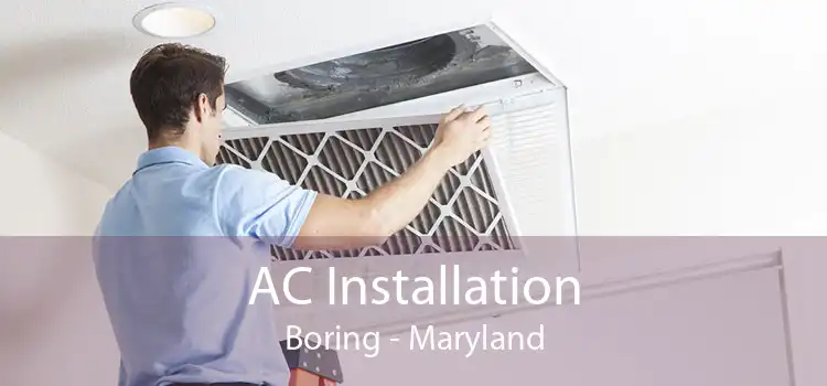 AC Installation Boring - Maryland