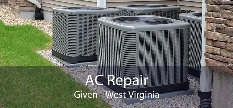AC Repair Given - West Virginia