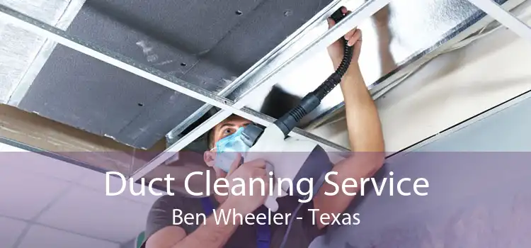 Duct Cleaning Service Ben Wheeler - Texas