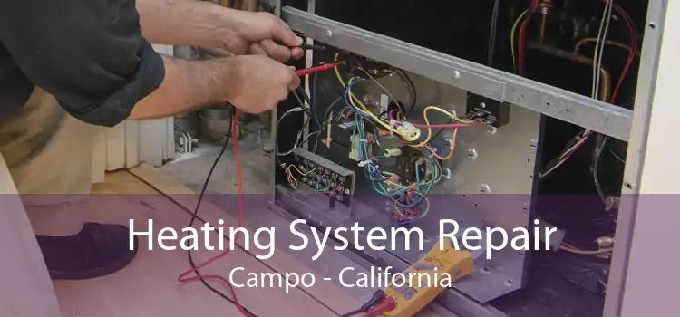 Heating System Repair Campo - California