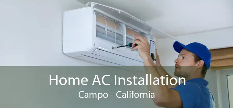 Home AC Installation Campo - California