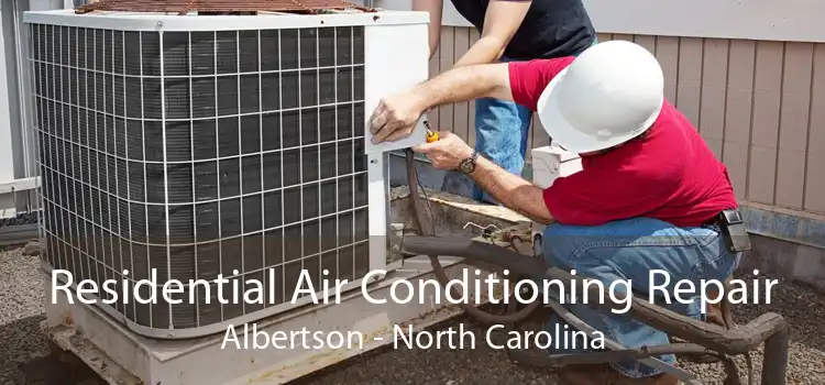 Residential Air Conditioning Repair Albertson - North Carolina